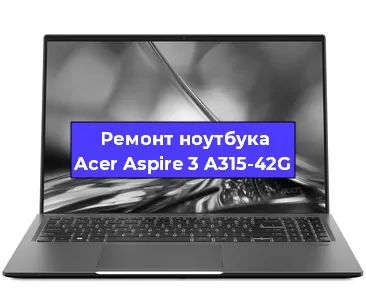 Замена процессора на ноутбуке Acer Aspire 3 A315-42G в Екатеринбурге